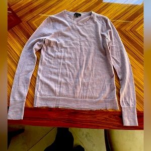 J CREW LAVENDER CREW NECK SWEATER